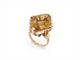 Bague 55 Sans marque - Bague cocktail losange citrine en or rose 18k 58 Facettes 274329