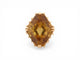 Bague 55 Sans marque - Bague cocktail losange citrine en or rose 18k 58 Facettes 274329