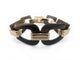 Bracelet Hermès Écuyère - Bracelet en corne de buffle et métal doré 58 Facettes 274427