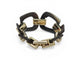Bracelet Hermès Écuyère - Bracelet en corne de buffle et métal doré 58 Facettes 274427