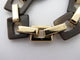 Bracelet Hermès Écuyère - Bracelet en corne de buffle et métal doré 58 Facettes 274427