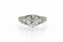 Bague 46 Bague ancienne en or blanc et diamants taille ancienne 58 Facettes 11618
