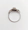 Bague Bague tank Art déco en or blanc 18k et diamant taille rose 58 Facettes A07019
