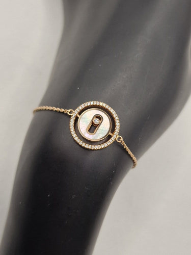 Bracelet Messika Lucky Move - Bracelet en or rose 18 ct et nacre 58 Facettes CV-040