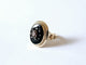 Bague 53 Bague - Onyx, grenat et diamants taille rose en or jaune 18 carats 58 Facettes VERM251219-171