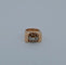 Bague 43 Bague Tank en or rose 18 carats et diamants taille rose 58 Facettes 3042363