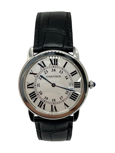 Montre Cartier Ronde Solo de Cartier - Montre en acier quartz 36 mm 58 Facettes 1806