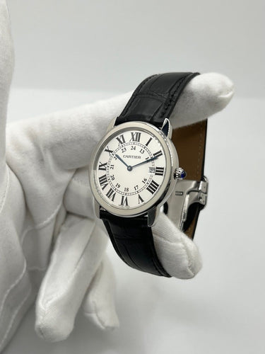 Montre Cartier Ronde Solo de Cartier - Montre en acier quartz 36 mm 58 Facettes 1806