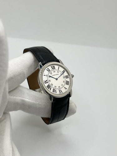Montre Cartier Ronde Solo de Cartier - Montre en acier quartz 36 mm 58 Facettes 1806