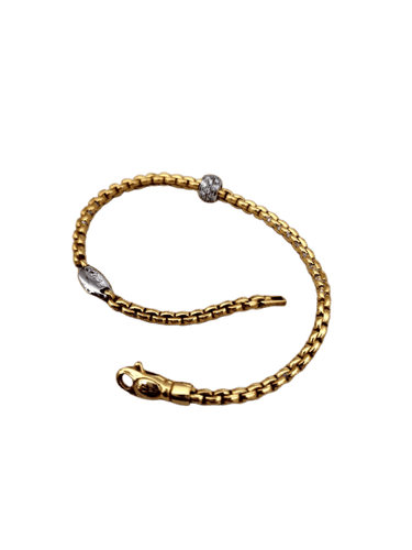 Bracelet FOPE - Bracelet en or jaune 18 ct et diamants 58 Facettes CV-041