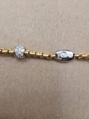 Bracelet FOPE - Bracelet en or jaune 18 ct et diamants 58 Facettes CV-041