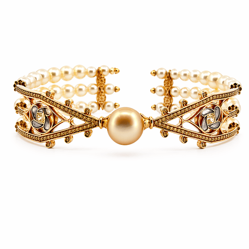 Bracelet Alessio Boschi Collection Milano - Bracelet jonc Duomo di Milano en or jaune 18 ct 58 Facettes ab