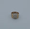 Bague 46.5 Bague en or jaune et blanc 18 carats avec diamants 58 Facettes RV CREATION - 2909894