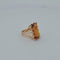 Bague 53 Bague topaze en or rose 18 carats 58 Facettes RV CREATION - 2752760