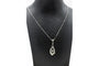 Collier Collier - Pendentif poire en or jaune et blanc avec perles et diamants 58 Facettes 10736