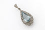 Pendentif Pendentif - Aigue-marine et diamants en or jaune 750 et platine 900 58 Facettes 11617