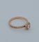 Bague 50.5 Bague brillants en or rose 18 carats 58 Facettes RV CREATION - 2820095