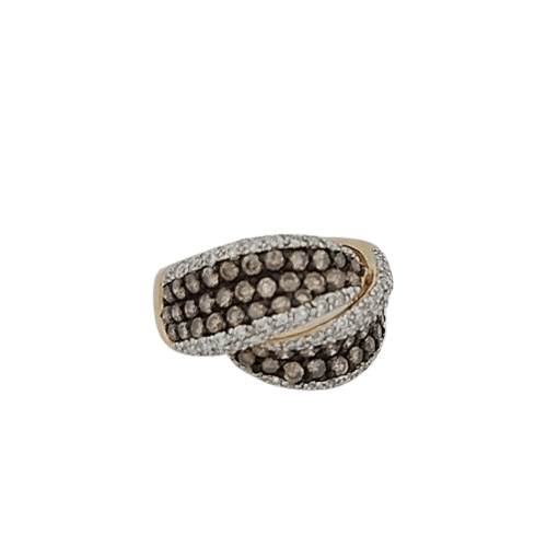 Bague 54 Bague - Diamants en or jaune 18 carats 58 Facettes RV CREATION - 3042186
