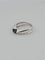 Bague 54 Bague saphir de Ceylan en or blanc 18 carats et diamants 58 Facettes RV CREATION - 2820023