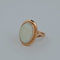 Bague 50.5 Bague opale cabochon en or jaune 18 carats 58 Facettes RV CREATION - 3042053
