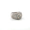 Bague 54 Bague - Solitaire pavé en or blanc avec diamants 58 Facettes 1031 E OC