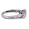 Bague 54 Bague trilogy en or blanc 18 carats et diamants taille brillant 58 Facettes AN69 (00049)