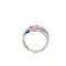 Bague 54.5 Bague en or blanc, saphir rose et diamants 58 Facettes 434741