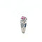 Bague 54.5 Bague en or blanc, saphir rose et diamants 58 Facettes 434741