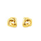 Boucles d'oreilles Boucles d’oreilles clip - Nœud carré géométrique en or jaune 14k 58 Facettes UN-0769