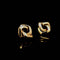 Boucles d'oreilles Boucles d’oreilles clip - Nœud carré géométrique en or jaune 14k 58 Facettes UN-0769