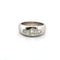 Bague 52 Bague bandeau en platine avec diamants taille old mine 58 Facettes 223/26 M