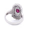 Bague 50 Art déco - Bague en platine 950 avec rubis et diamants 58 Facettes AN635 P26 (0399)