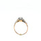 Bague 54.5 Bague solitaire Art déco bicolore en or 750 et diamants 58 Facettes 434761
