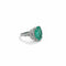 Bague 50 Bague en or blanc 18 carats à émeraude de Colombie 5,12 ct et diamants 58 Facettes 1.0001333/3