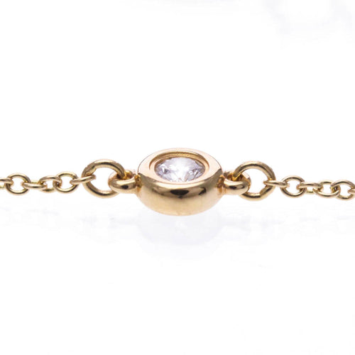 Bracelet Tiffany & Co. Elsa Peretti Diamonds by the Yard - Bracelet en or rose 18k avec diamant 58 Facettes bz7fzgs6lo