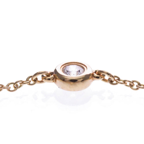 Bracelet Tiffany & Co. Elsa Peretti Diamonds by the Yard - Bracelet en or rose 18k avec diamant 58 Facettes bz7fzgs6lo