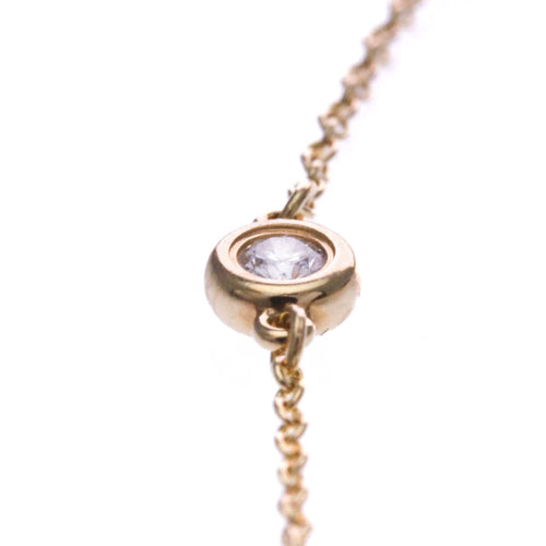 Bracelet Tiffany & Co. Elsa Peretti Diamonds by the Yard - Bracelet en or rose 18k avec diamant 58 Facettes bz7fzgs6lo