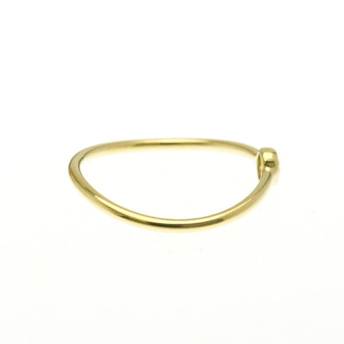 Bague 47 Tiffany & Co. Elsa Peretti Wave - Bague en or jaune 18K et diamant 58 Facettes ysp2ueba35