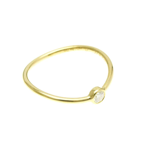 Bague 47 Tiffany & Co. Elsa Peretti Wave - Bague en or jaune 18K et diamant 58 Facettes ysp2ueba35