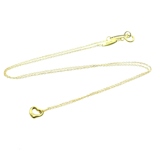 Collier Tiffany & Co. Elsa Peretti - Collier pendentif Open Heart en or jaune 18 ct 58 Facettes u8dc0eo9e6