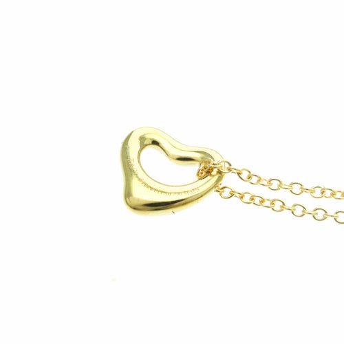Collier Tiffany & Co. Elsa Peretti - Collier pendentif Open Heart en or jaune 18 ct 58 Facettes u8dc0eo9e6