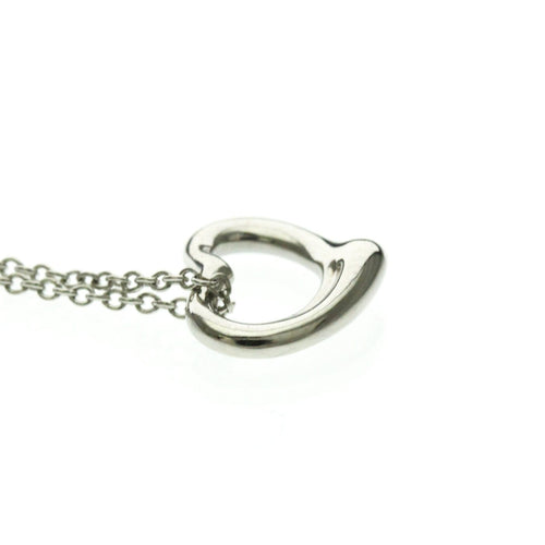 Collier Tiffany & Co. Elsa Peretti - Collier Open Heart en platine 58 Facettes kr1fyh8nv5