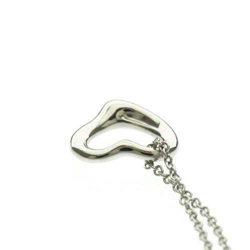 Collier Tiffany & Co. Elsa Peretti - Collier Open Heart en platine 58 Facettes kr1fyh8nv5