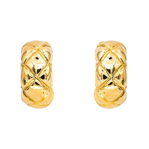 Boucles d'oreilles Chaumet Boucles d'oreilles Demi créoles  Or jaune 58 Facettes 4501034CN