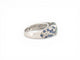 Bague 52 Mauboussin Nuit d'Amour - Bague en or blanc et aigue-marine, diamants et saphirs 58 Facettes 274240