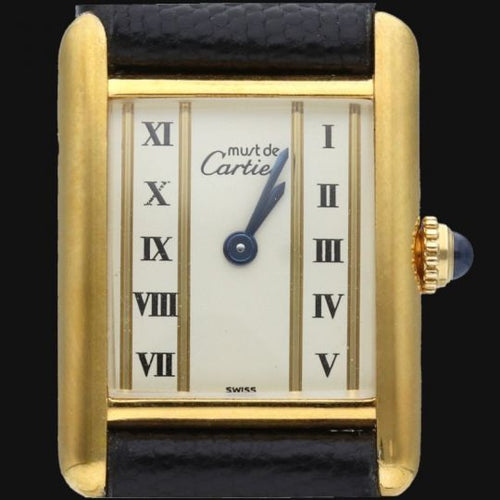 Montre Cartier Montre Tank Vermeil 58 Facettes MT44926