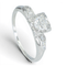 Bague 54 Bague solitaire en or 14K avec diamant 0,54 ct 58 Facettes AF52