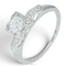 Bague 54 Bague solitaire en or 14K avec diamant 0,54 ct 58 Facettes AF52