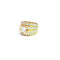 Bague 55 Bague vintage en or jaune 18k avec diamants 58 Facettes 11728