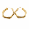 Boucles d'oreilles Boucles d’oreilles créoles maille bambou en or jaune 18 carats 58 Facettes Boucles d'oreilles créoles bambous en or